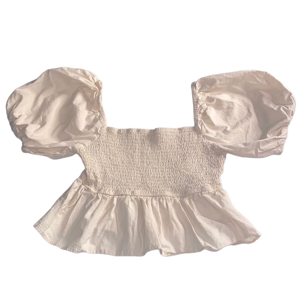 SOLAÍ THE LABEL OFF THE SHOULDER TOP SIZE LARGE